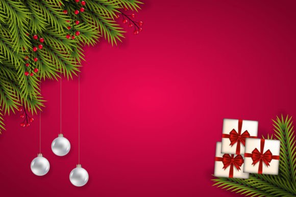 Christmas Background Decoration for Illustrations