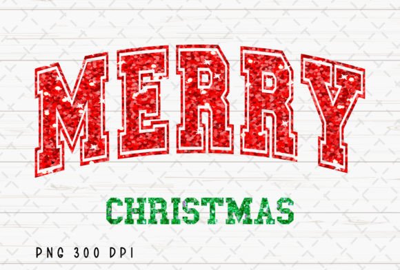 Merry Christmas Glitter Xmas PNG Review