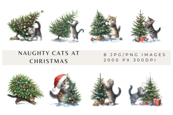 Naughty Cats at Christmas: A Designer's Review of Festive Illustrations